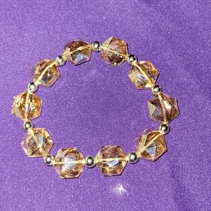 Beaded elastic bracelet